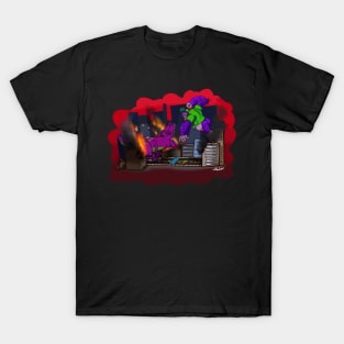 Battle of the Purple Kaiju T-Shirt